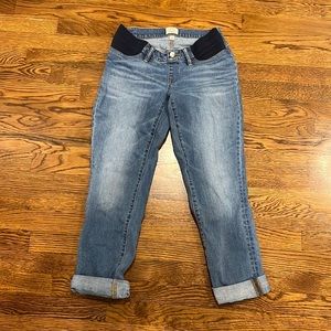 J. Crew Maternity Slim Broken-in Boyfriend. 27